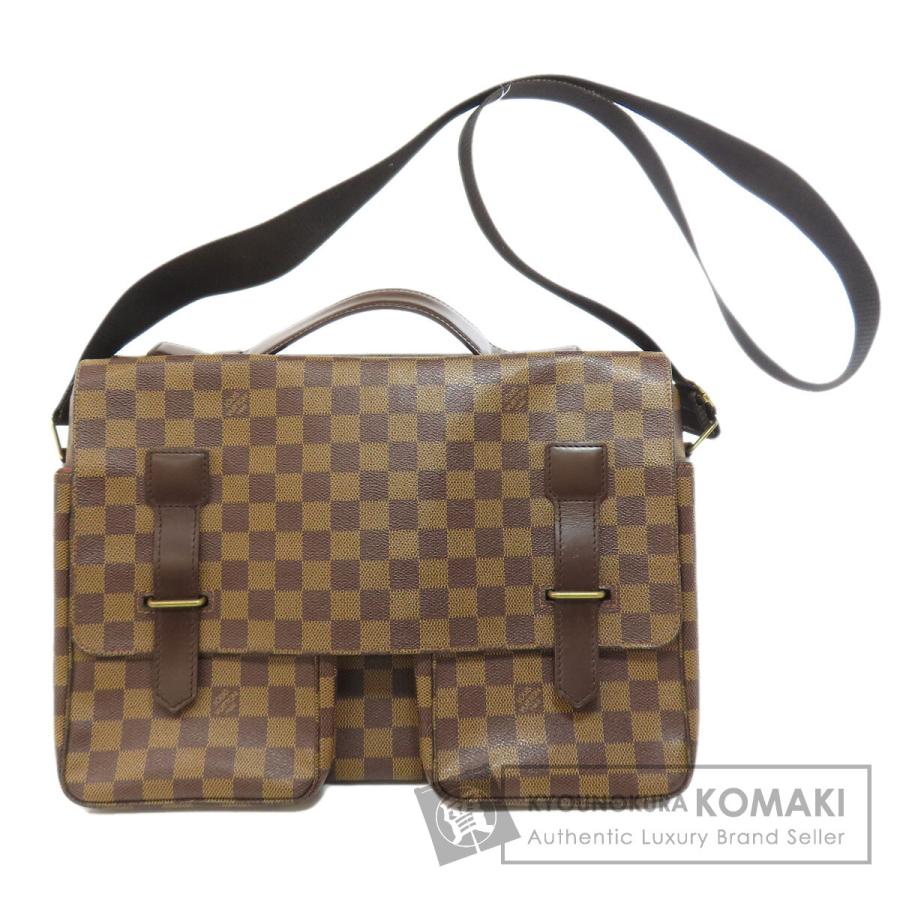 美品ルイヴィトン ショルダーバッグ ダミエ・エベヌ ブロードウェイ N42270 LOUIS VUITTON ブロードウェイ ショルダーバッグ ダミエ エベヌ