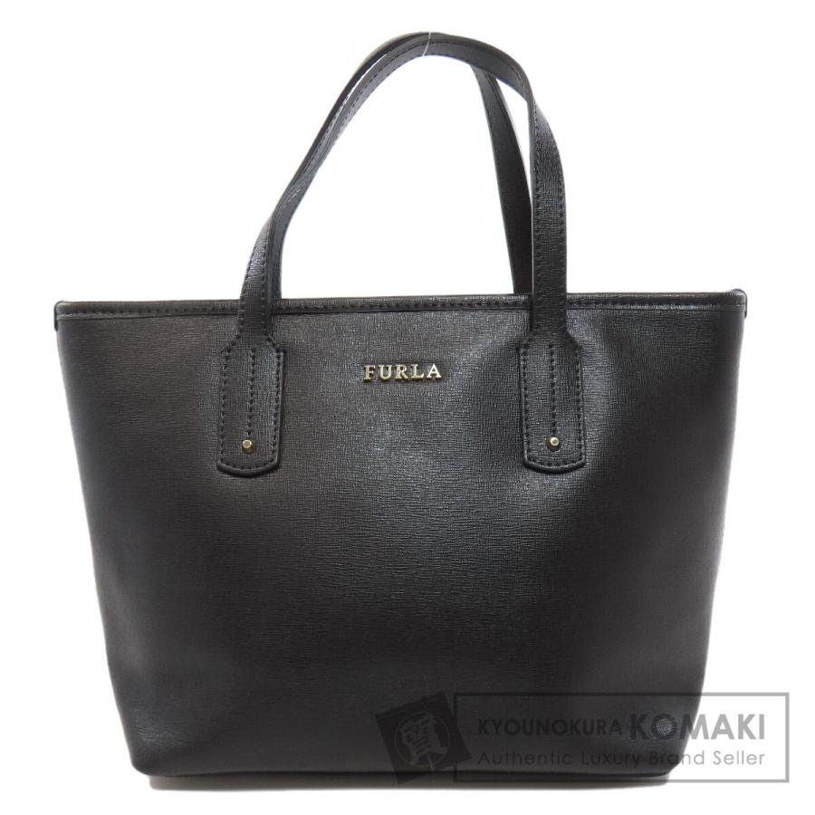 FURLA Furla フルラ ロゴ ハンドバッグ PVC レディース 中古  