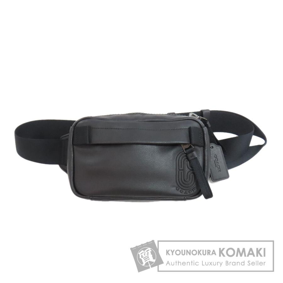 COACH コーチ 6786 ロゴ ボディバッグ レザー メンズ 中古 : ブランド 