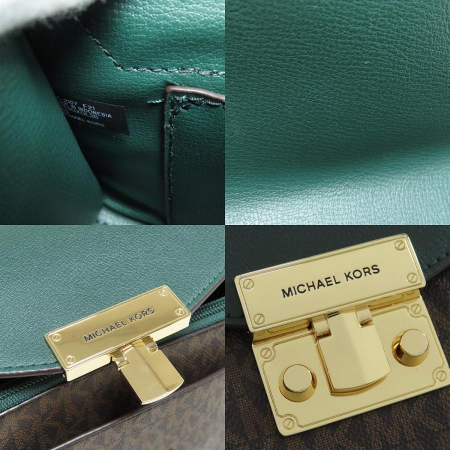 【極美品】 マイケルコース チェーン ショルダーバッグ 肩掛け PVC レザー MICHAEL KORS Michael Kors マイケルコース MKシグネチャー