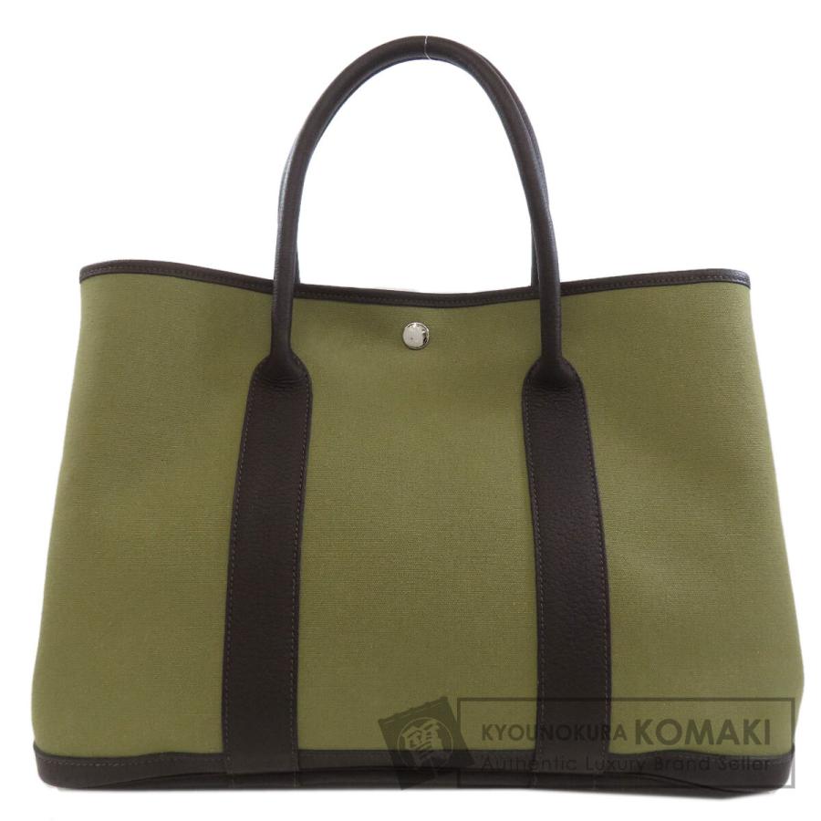 HERMES エルメス ガーデンパーティ PM シルバー金具 トートバッグ 