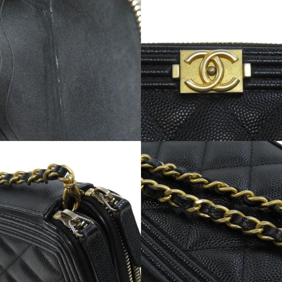 CHANEL シャネル チェーンウォレット ボーイシャネル ゴールド金具 長 