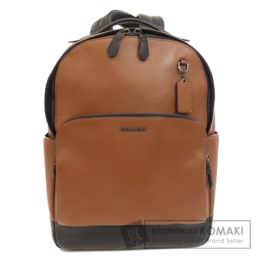 コーチ COACH C2934  ロゴ  リュック・デイパック レザー レディース  中古 COACH（コーチ） C2934 ロゴ リュック・デイパック レザー レディース