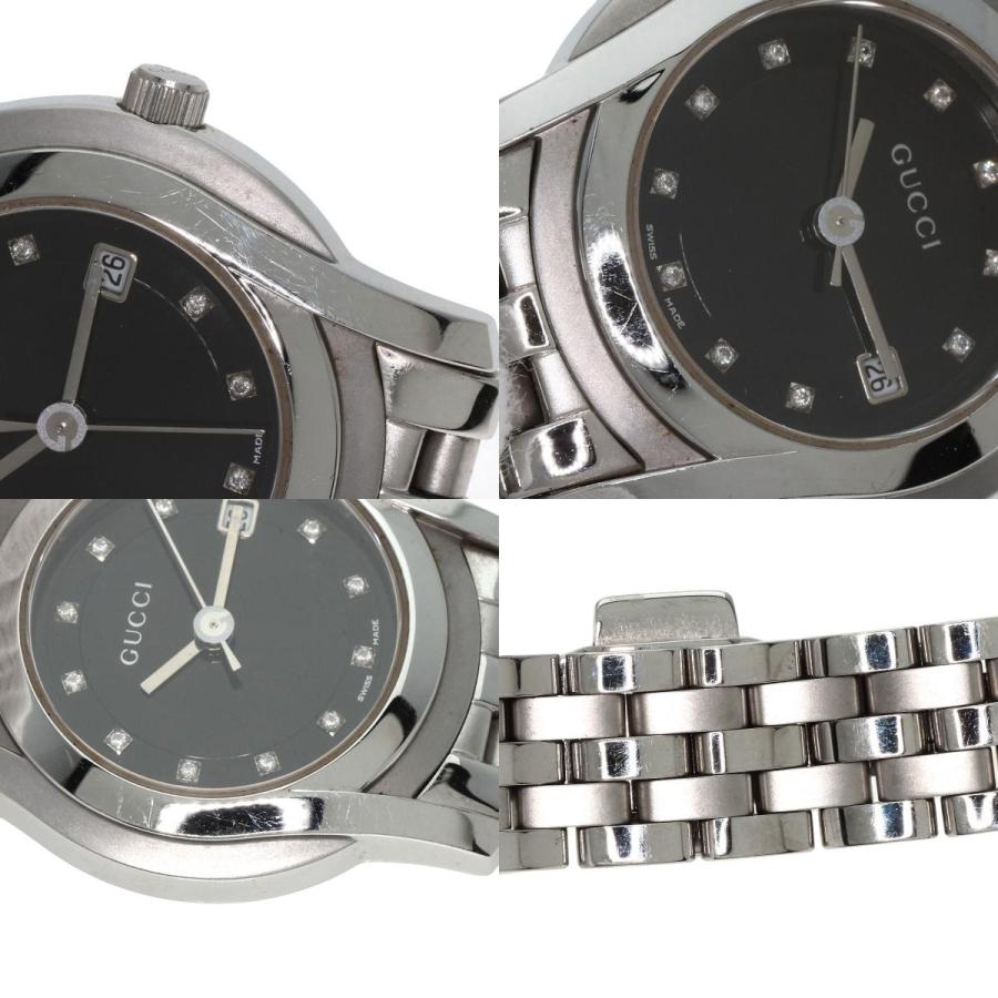 GUCCI グッチ 5500L 11P ダイヤモンド 腕時計 ステンレス GUCCI グッチ 5500L 11P ダイヤモンド 腕時計 ステンレス