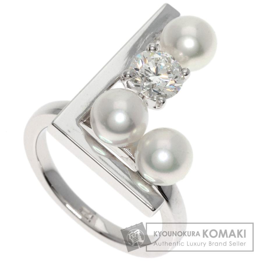 TASAKI タサキ バランス ノート パール 真珠 リング・指輪 K18ホワイト 