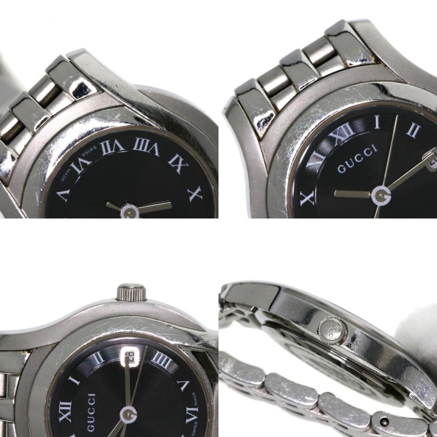 GUCCI グッチ 5500L ラウンドフェイス 腕時計 ステンレス GUCCI グッチ 5500L ラウンドフェイス 腕時計 ステンレス