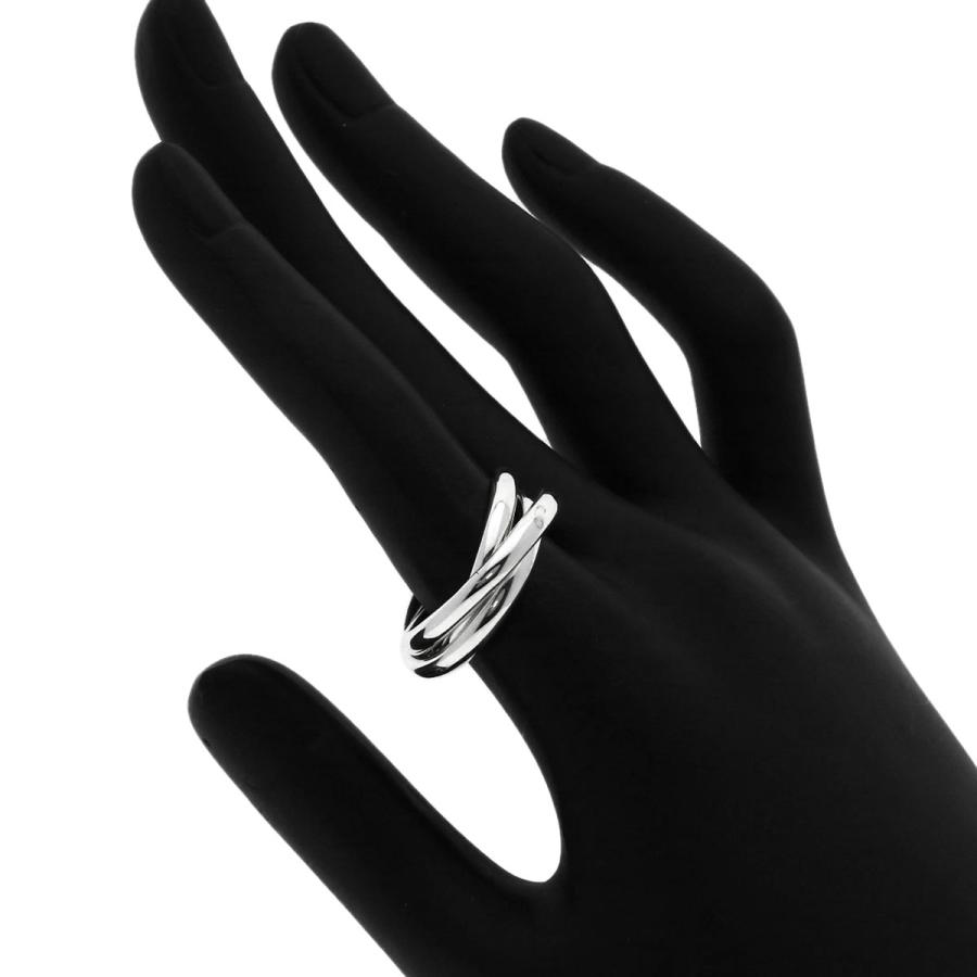 ティファニー　トリニティ　3連　リング　925 7号 TIFFANY ティファニー 3連リング 指輪 トリニティ 925 シルバー