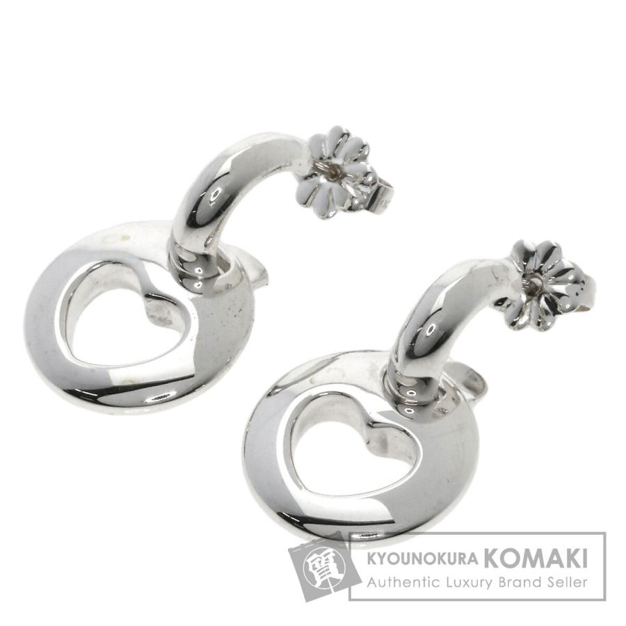 美品 Tiffany&Co. ティファニー クラウンオブハート シルバー ピアス TIFFANY&Co.（ティファニー） ハート ピアス シルバー レディース 中古