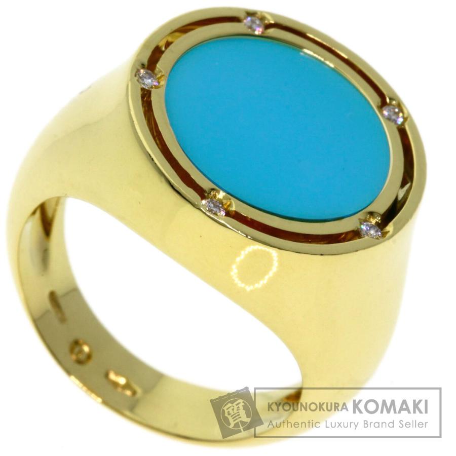 DAMIANI（ダミアーニ） ターコイズ ダイヤモンド リング・指輪 K18 