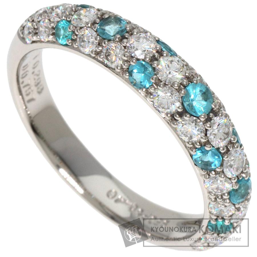 新品未使用　パライバトルマリン　リング　指輪　13号　PT950 シンプル Gimel ギメル パライバトルマリン リング・指輪 プラチナPT950