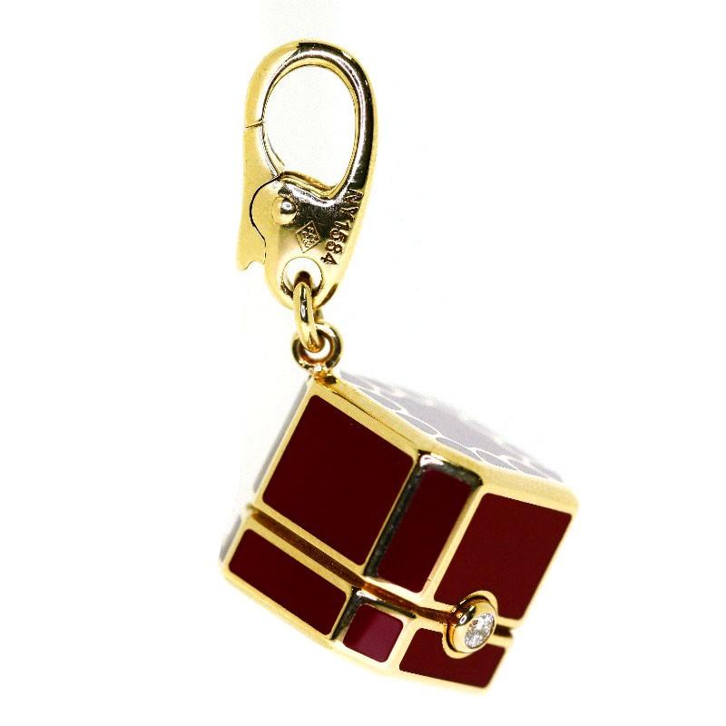 CARTIER【カルティエ】 レッドボックスチャーム ダイヤモンド CARTIER【カルティエ】 レッドボックスチャーム ダイヤモンド