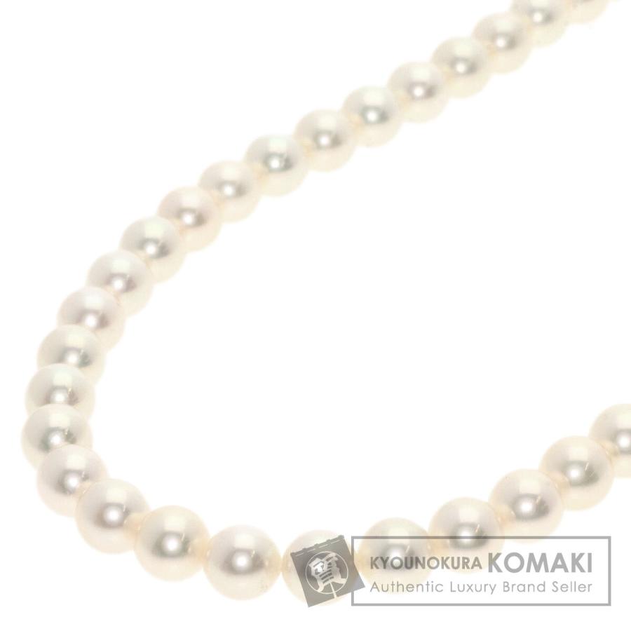 MIKIMOTO（ミキモト） パール 真珠 チャーム付 ネックレス K14イエロー 