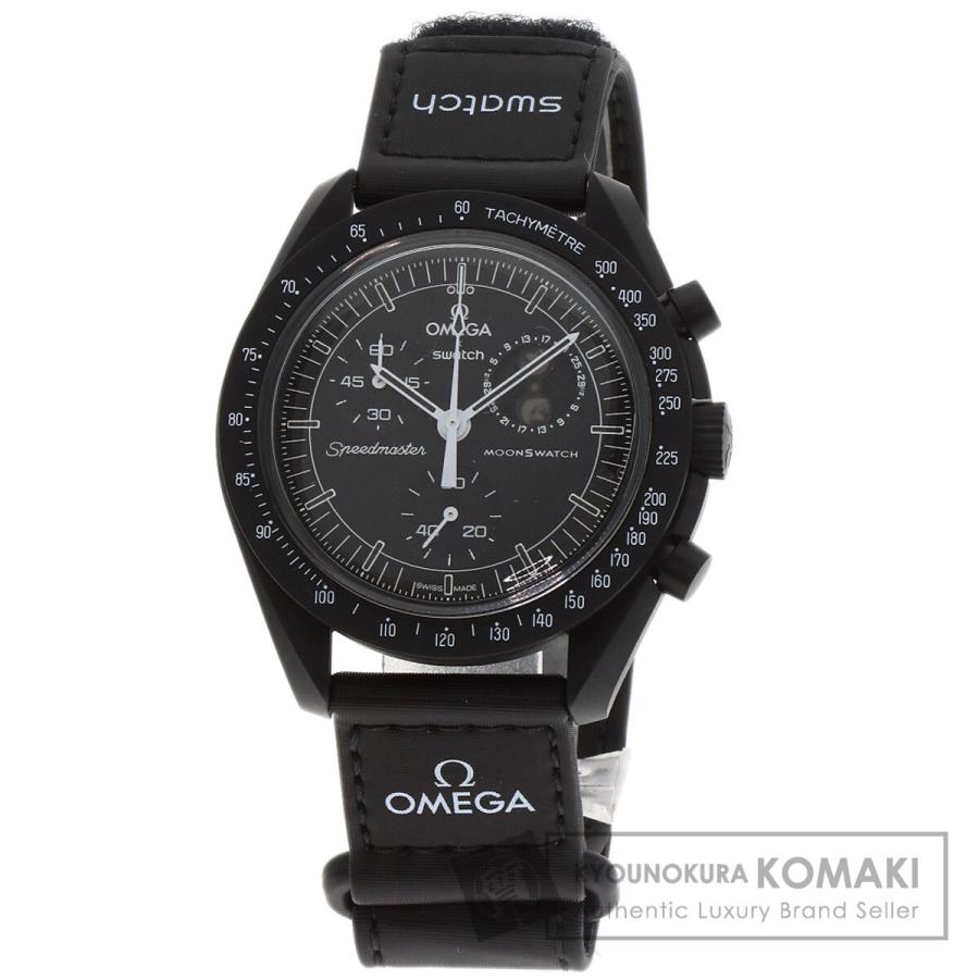 [ラバーベルト付き] スヌーピー　ムーンウォッチ　 s033B700 Swatch（スウォッチ） S033B700 オメガ ムーンスウォッチ MISSION TO