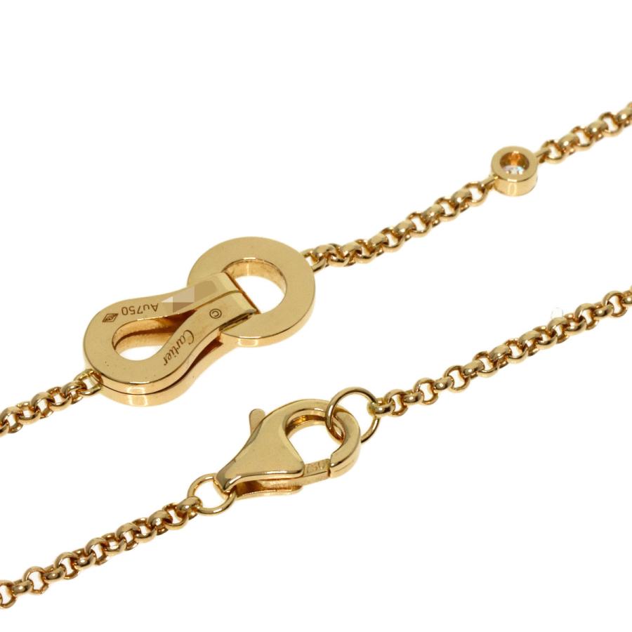 CARTIER　アグラフ　ダイヤ　チェーン　750　K18　YG　ブレス Cartier - CARTIER アグラフ ダイヤ チェーン 750 K18 YG ブレス