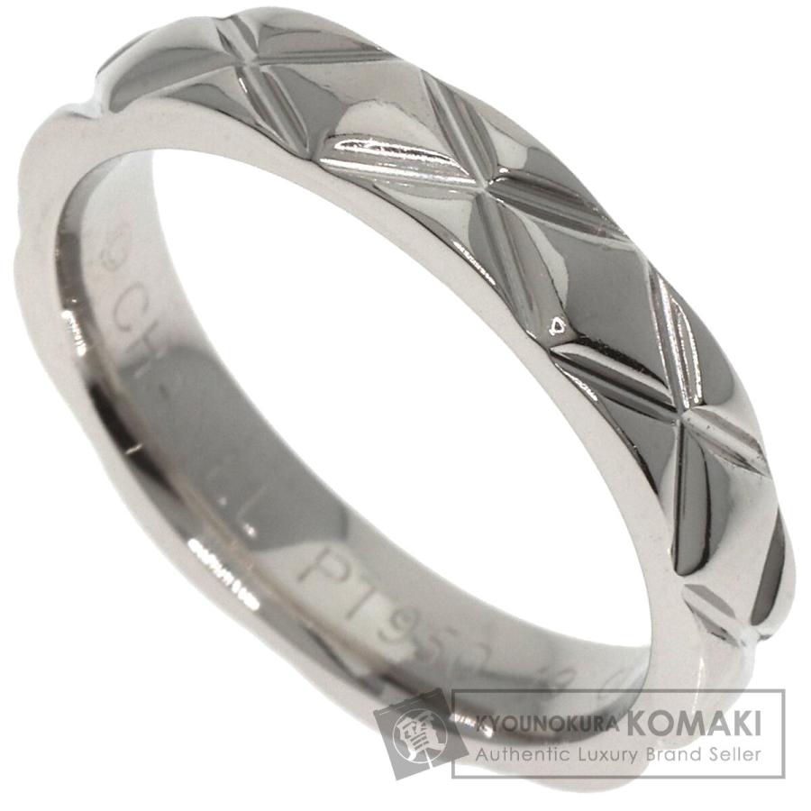 CHANEL マトラッセ リング プラチナ CHANEL（シャネル） マトラッセ ミディアムリング プラチナ Pt950 #55