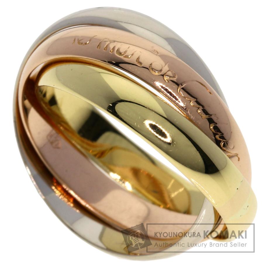 Cartier CARTIER カルティエ トリニティ リング・指輪 K18イエロー  