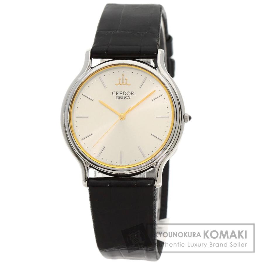 SEIKO セイコー 8J81-6A30 クレドール ラウンドフェイス 腕時計