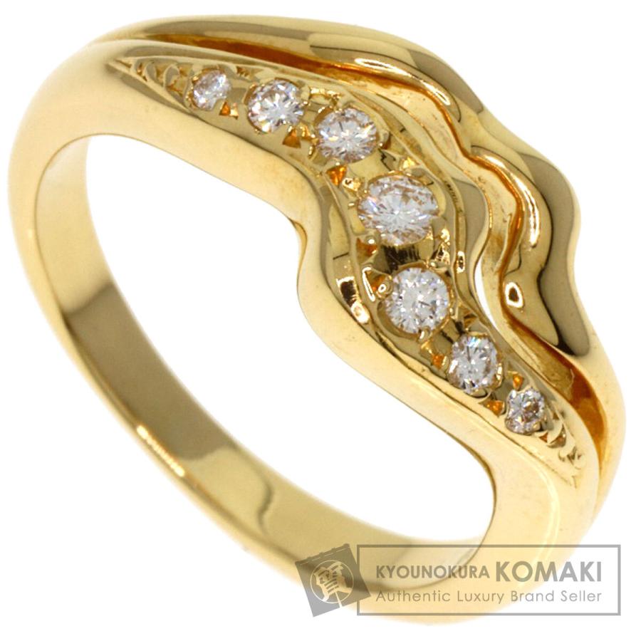MIKIMOTO（ミキモト） ダイヤモンド リング・指輪 K18イエローゴールド 