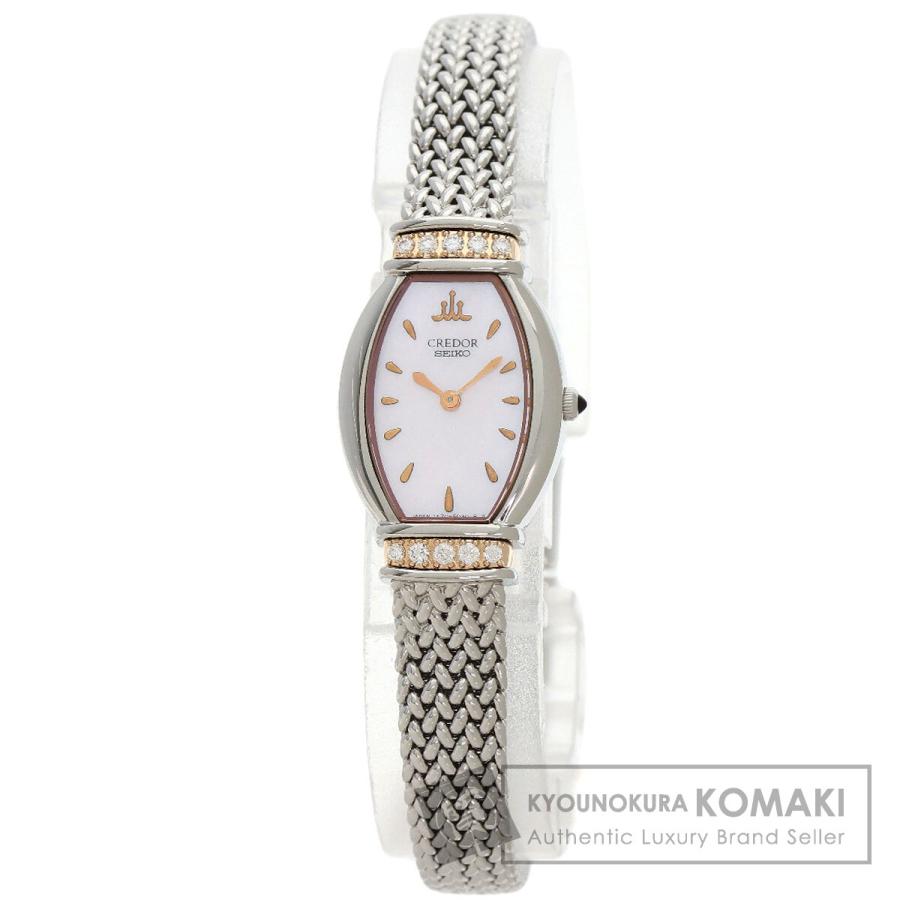 SEIKO（セイコー） GSTE966 1E70-3B90 クレドール ダイヤモンド 腕時計 