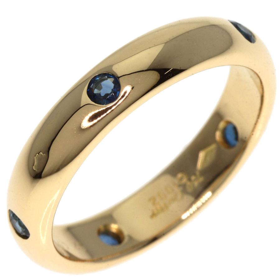希少 Cartier ステラリング 5Pサファイア K18YG 三越購入 正規品 Cartier（カルティエ） ステラ サファイア #52 リング・指輪 K18