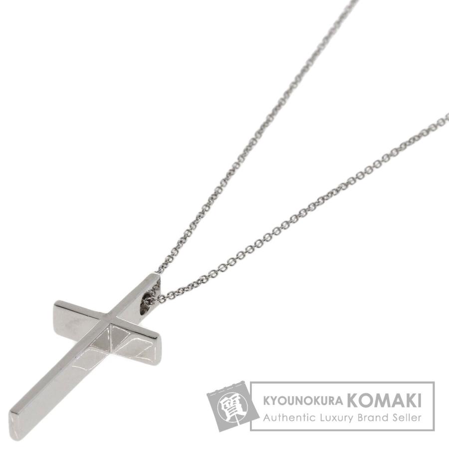 TIFFANY&Co.（ティファニー） メトロクロス ネックレス K18ホワイト