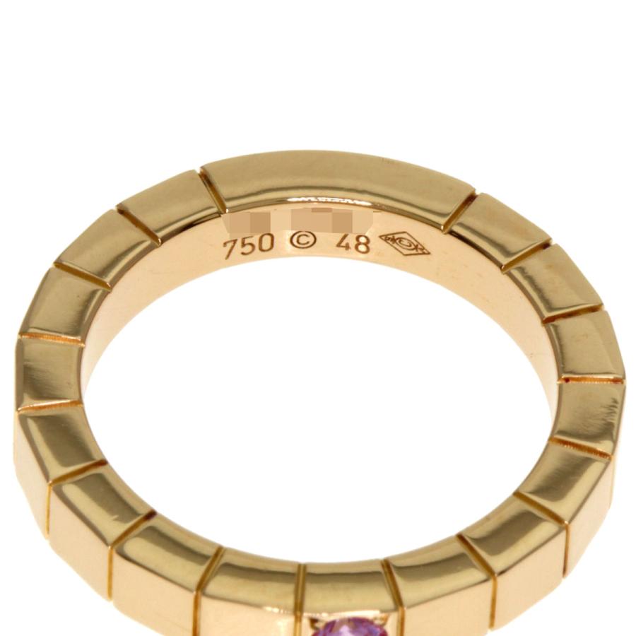 【本物保証】 新品同様 カルティエ CARTIER ラニエールリング 指輪 K18YG ＃48 8号 Cartier（カルティエ） ラニエール 1P サファイア #48 リング・指輪