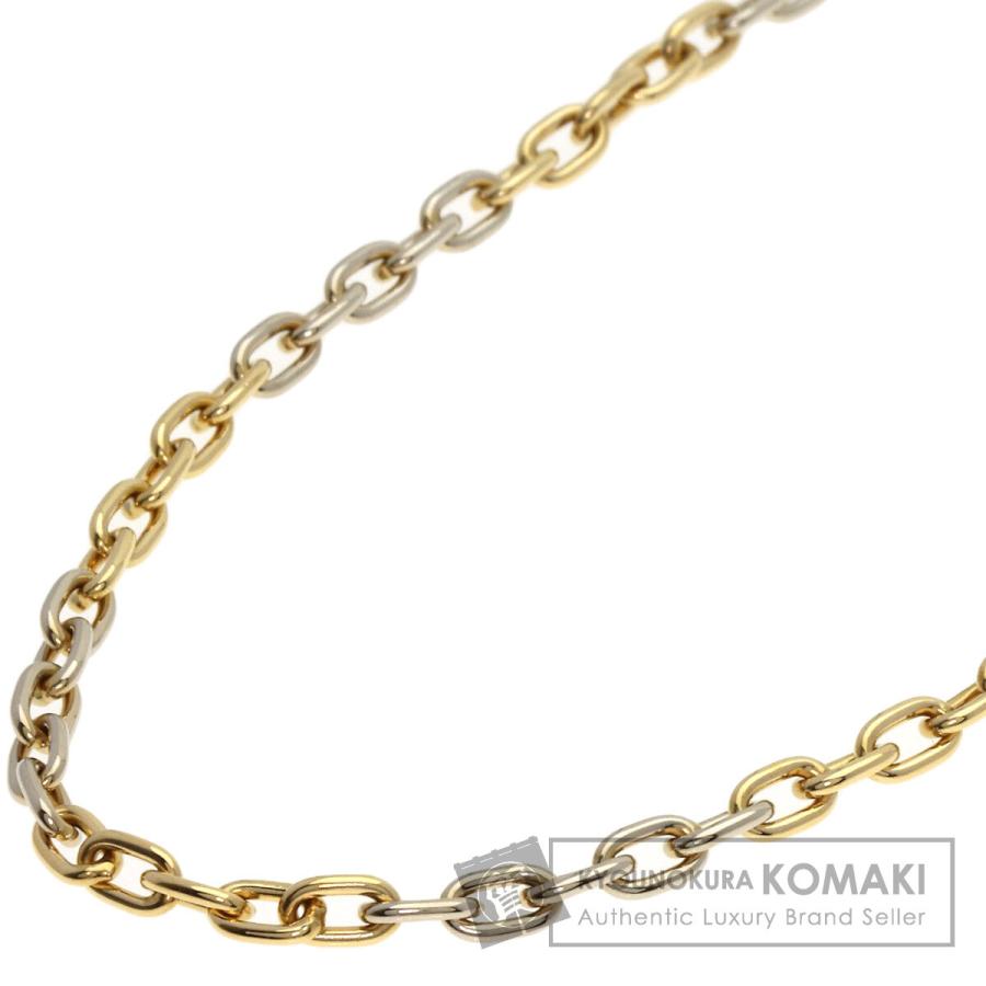 ポメラート Pomellato チェーン 42cm ネックレス K18ホワイトゴールド 