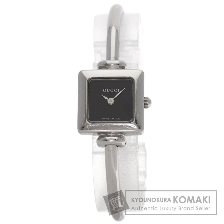 GUCCI グッチ 1900L スクエアフェイス バングル 腕時計 ステンレス  