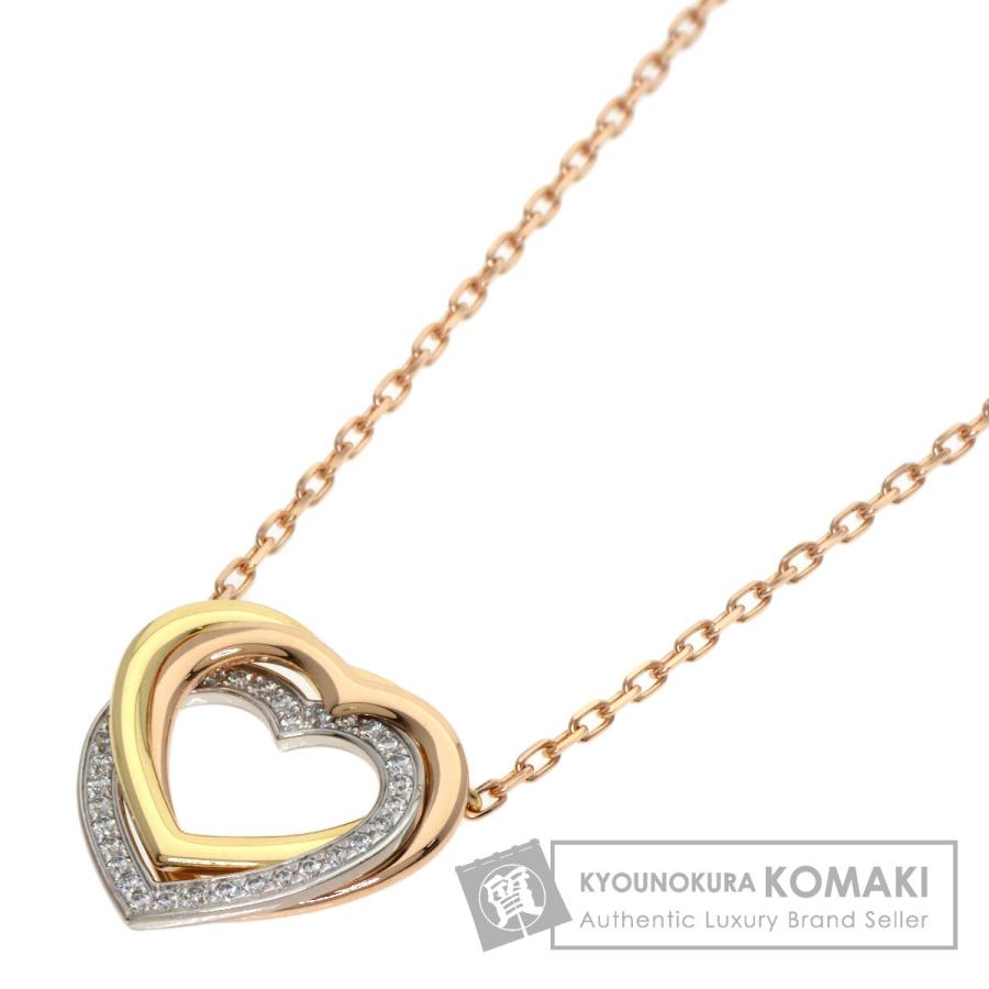 Cartier（カルティエ） トリニティ ハート ダイヤモンド ネックレス