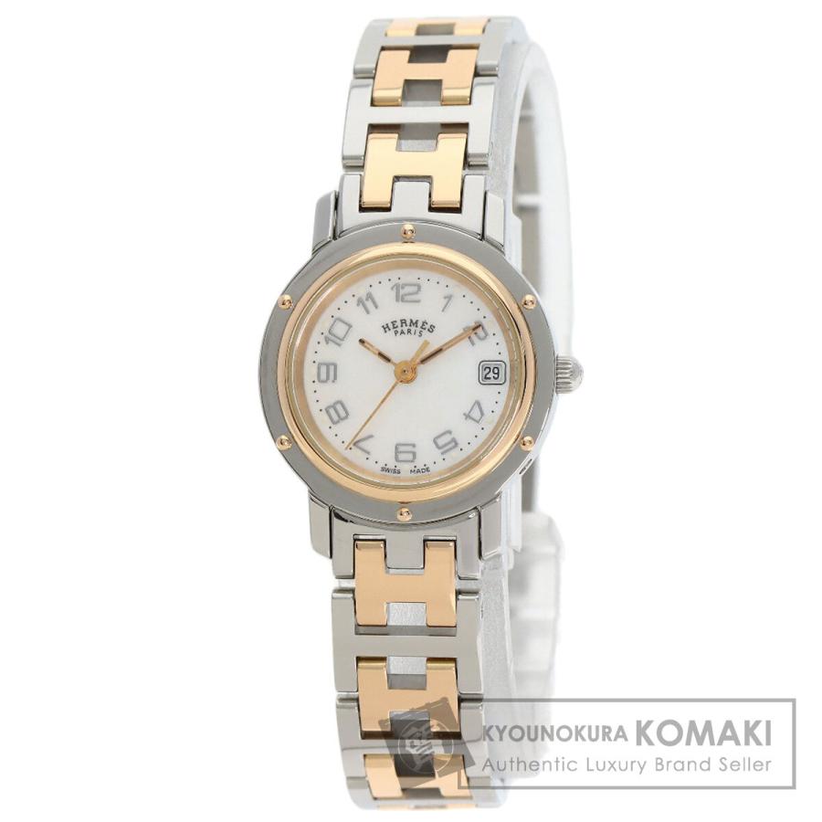 すずめっこ HERMES　CL4.221　エルメス　クリッパー　ホワイト CL4.221 HERMES（エルメス） クリッパー ナクレ 中古 | 東京・大阪の
