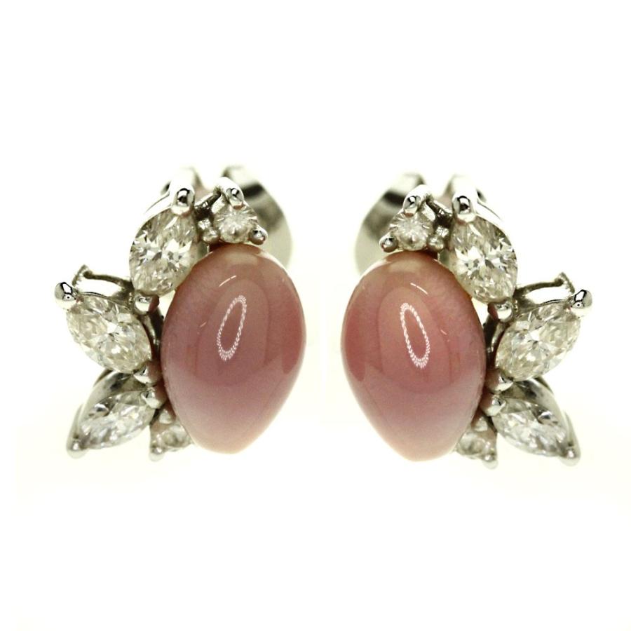 Mikimoto ミキモト コンクパール ダイヤモンド 真珠 ピアス プラチナpt950 レディース 中古 ブランド京の蔵小牧 通販 Yahoo ショッピング