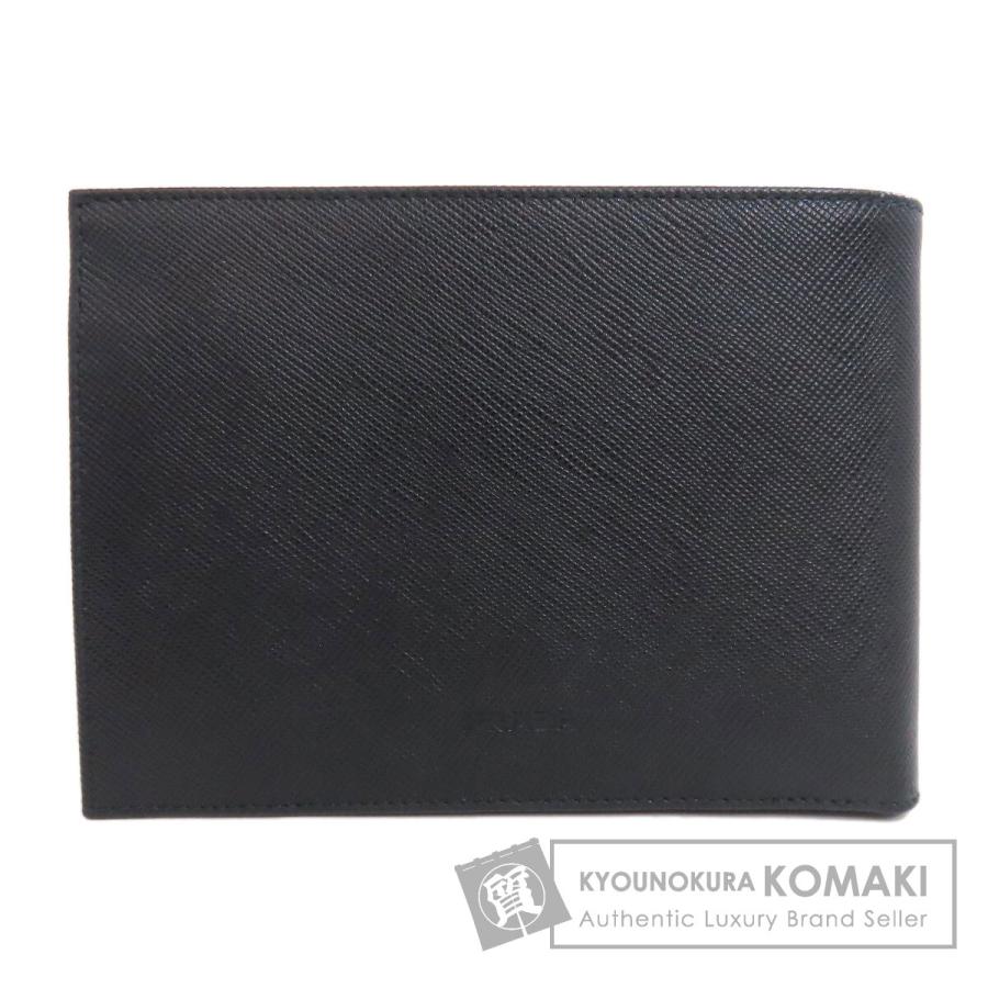 プラダ PRADA  ロゴ  二つ折り財布（小銭入れあり） サフィアーノ レディース  中古 PRADA（プラダ） ロゴ 二つ折り財布（小銭入れあり） サフィアーノ