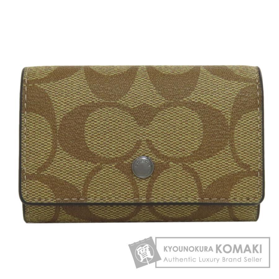COACH（コーチ） 78675 シグネチャー キーケース PVC レディース 中古