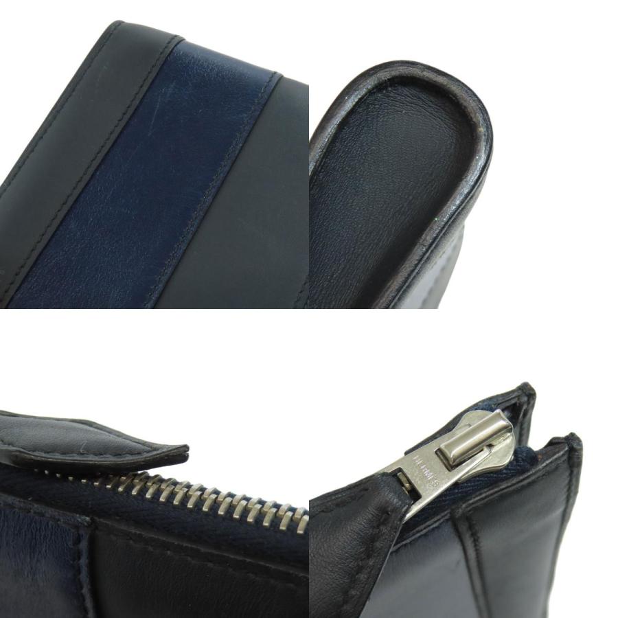HERMES エルメス ストライプ クラッチバッグ レザー メンズ 中古 HERMES エルメス ストライプ クラッチバッグ レザー メンズ 中古
