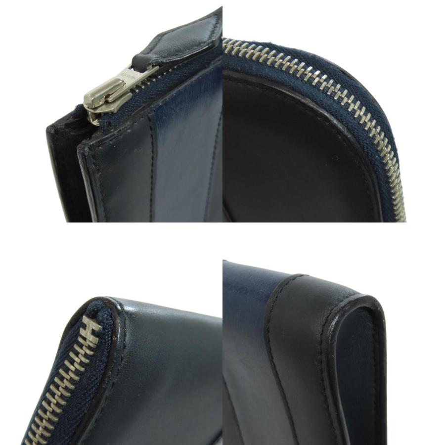 HERMES エルメス ストライプ クラッチバッグ レザー メンズ 中古 HERMES エルメス ストライプ クラッチバッグ レザー メンズ 中古