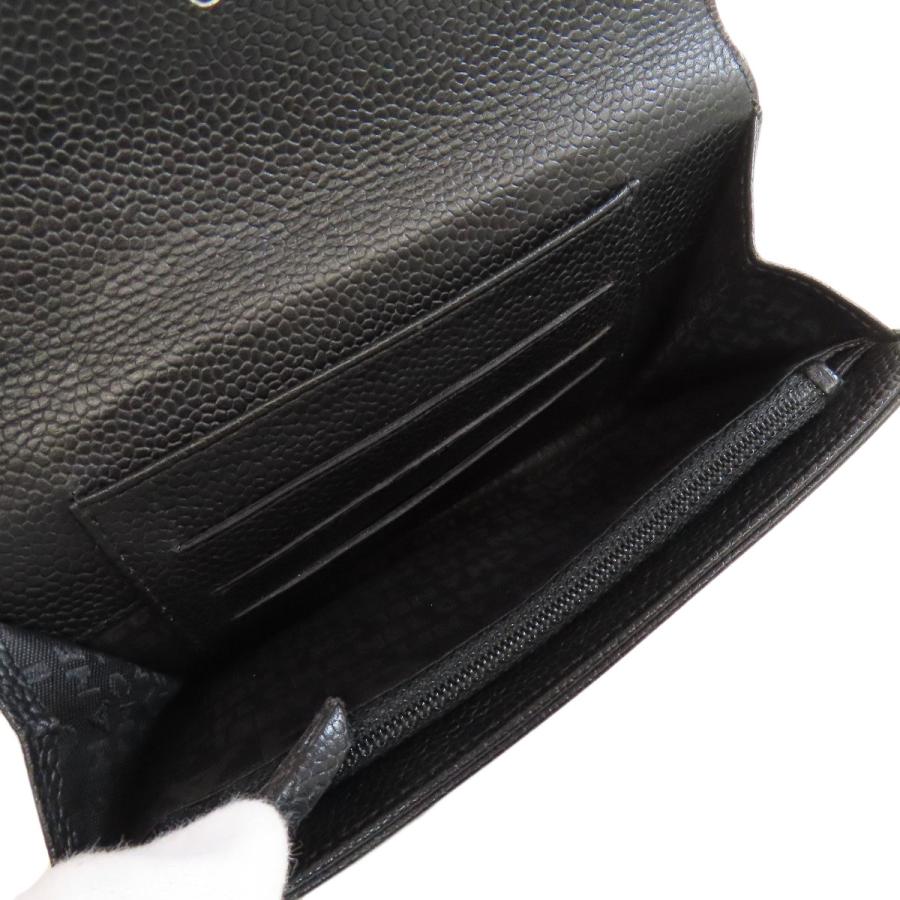 CHANEL シャネル チョコバー シルバー金具 二つ折り財布(小銭 CHANEL シャネル チョコバー シルバー金具 二つ折り財布(小銭