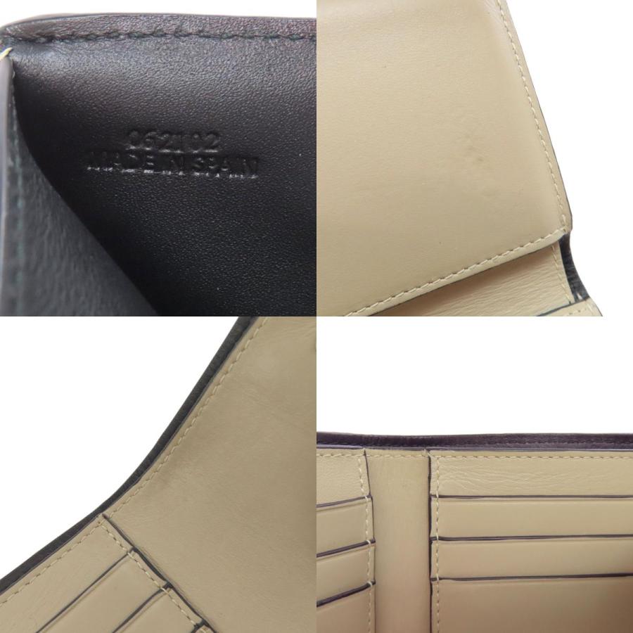 LOEWE（ロエベ） アナグラム 二つ折り財布（小銭入れあり） カーフ