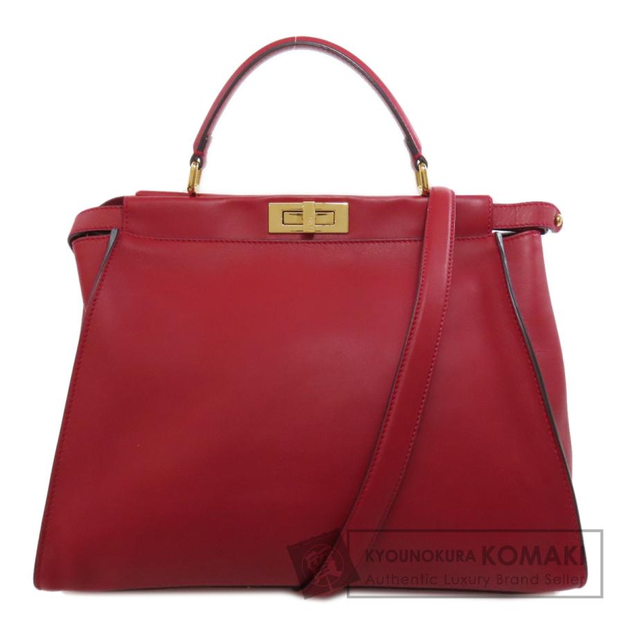 FENDI フェンディ 2WAY ピーカブー ハンドバッグ カーフ【中古】 FENDI（フェンディ） ピーカブー 2WAY ハンドバッグ カーフ レディース