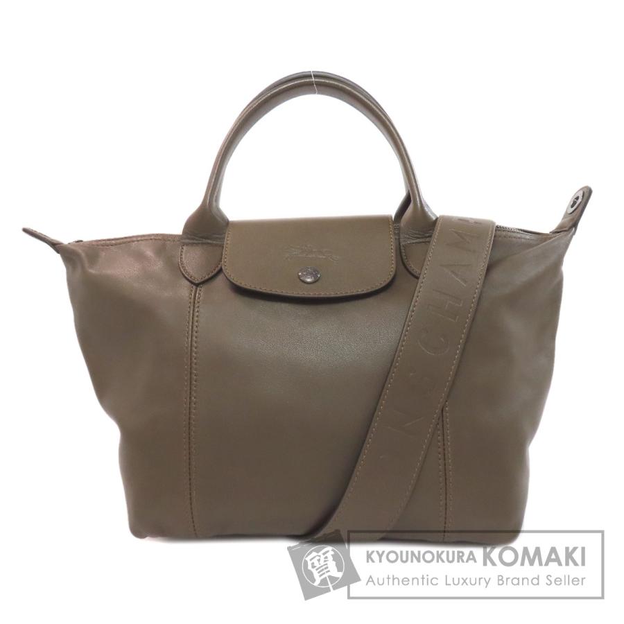 新品ロンシャンレザー ル プリアージュ 2way バッグ