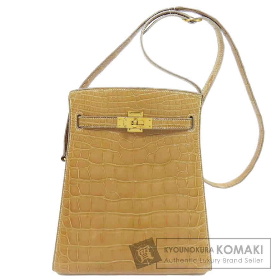 エルメス HERMES  ケリー スポーツ PM ゴールド金具  ショルダーバッグ アリゲーター 中古 HERMES（エルメス） ケリー スポーツ PM ゴールド金具 ショルダー