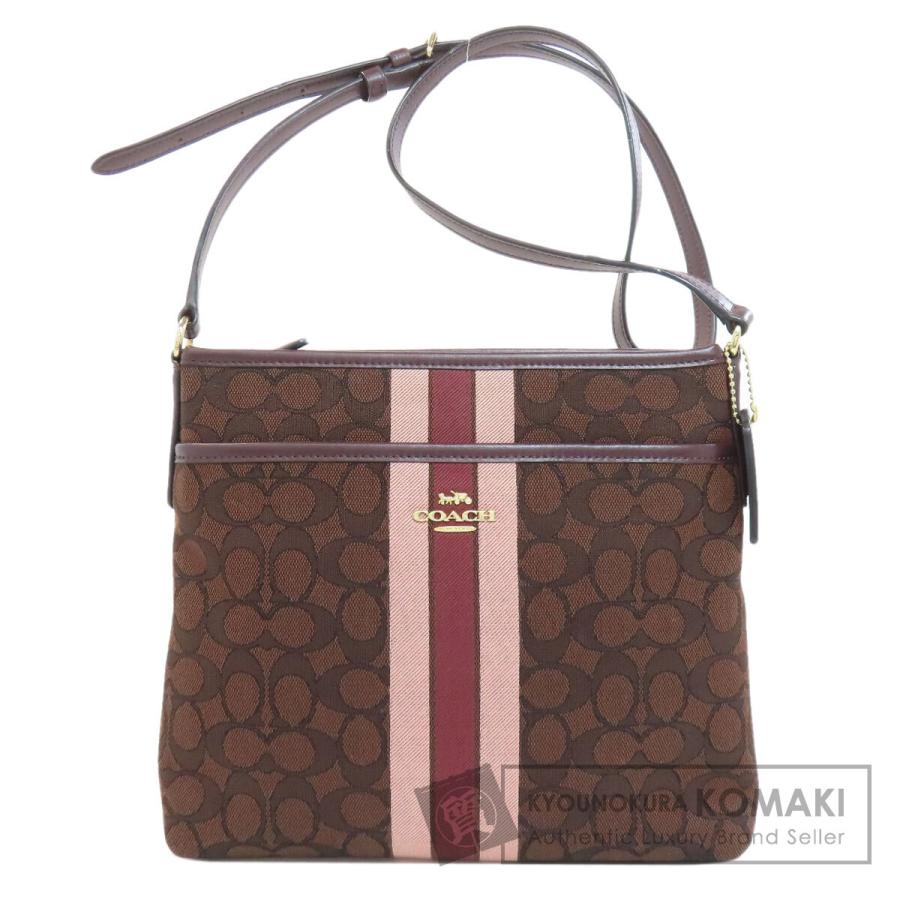 COACH（コーチ） F39041 シグネチャー ショルダーバッグ キャンバス