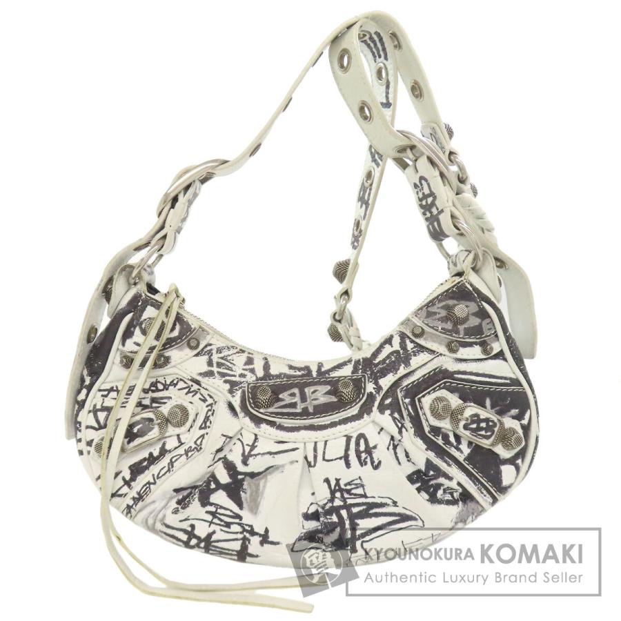 バレンシアガ BALENCIAGA 671309  ル・カゴール XS  ショルダーバッグ カーフ レディース  中古 BALENCIAGA（バレンシアガ） 671309 ル・カゴール XS ショルダーバッグ