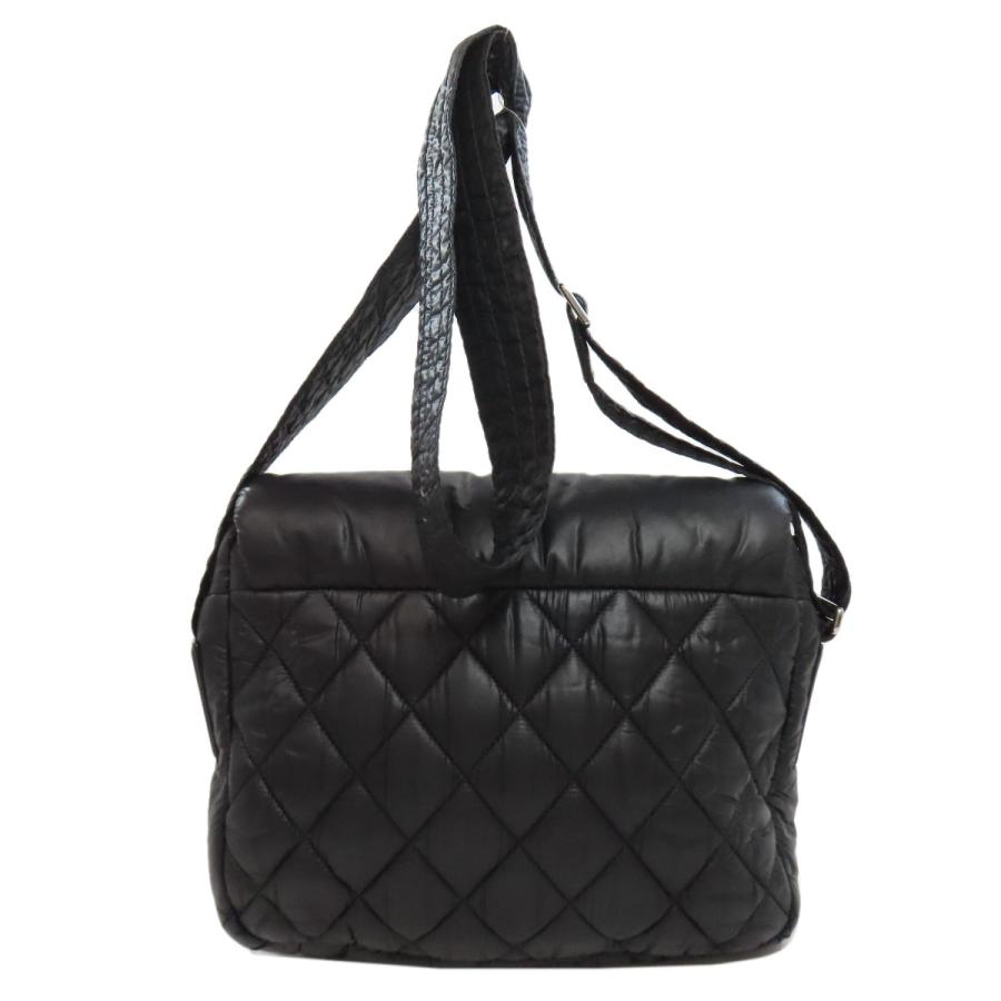 シャネル コココクーン　ナイロン　ココマーク　ハンドバッグ　ブラック　黒 CHANEL シャネル コココクーン ショルダーバッグ ナイロン素材