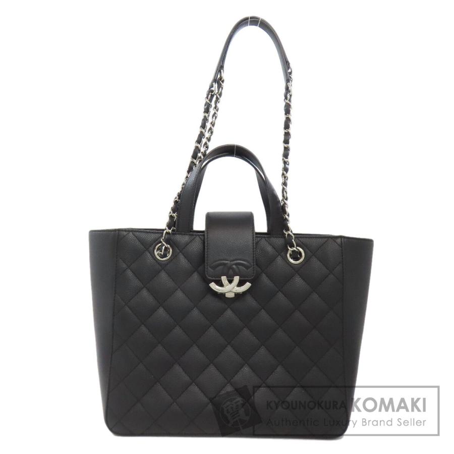 CHANEL シャネル 復刻トート シルバー金具 トートバッグ グレインド
