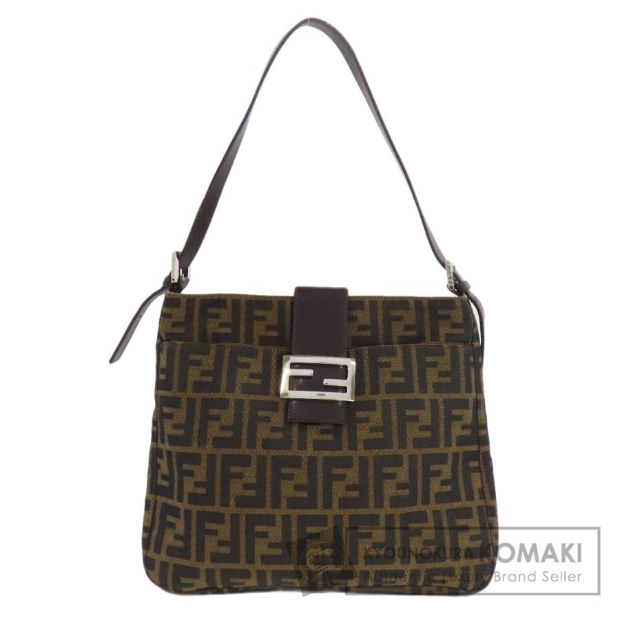 FENDI（フェンディ） ズッカ柄 ショルダーバッグ キャンバス
