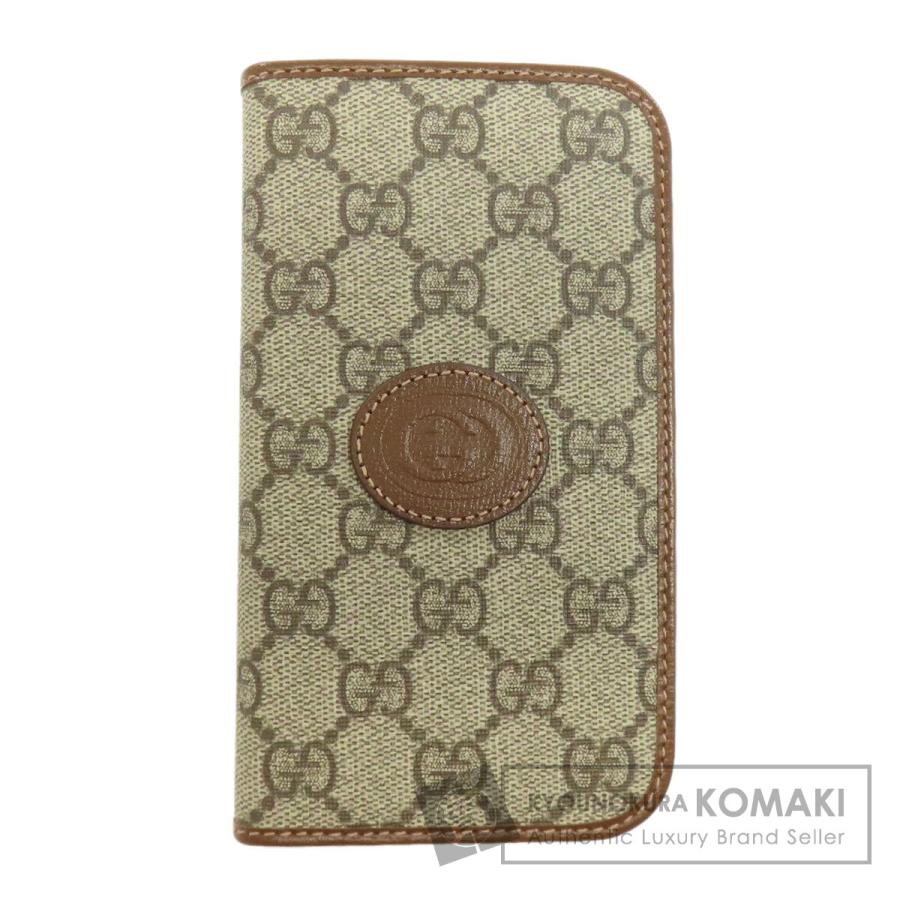 美品 GUCCI グッチ ケース GGスプリーム レザーPVC GUCCI（グッチ） 760185 GGスプリーム iPhone15pro iPhoneケース PVC