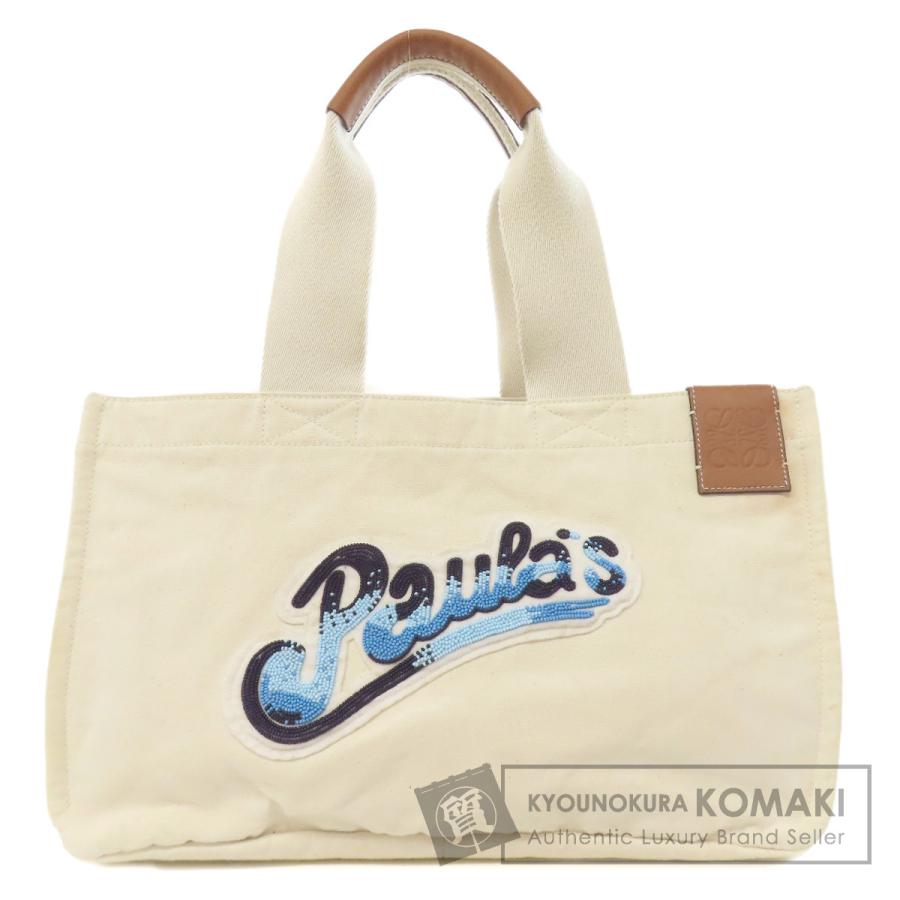 LOEWE（ロエベ） パウラズイビザ トートバッグ キャンバス レディース