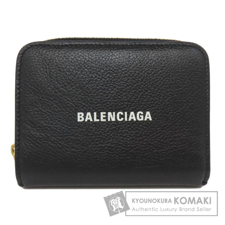 BALENCIAGA（バレンシアガ） 650871 ロゴ 二つ折り財布（小銭入れあり
