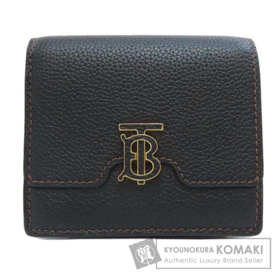 BURBERRY バーバリー TBロゴ 二つ折り財布（小銭入れあり） レザー  