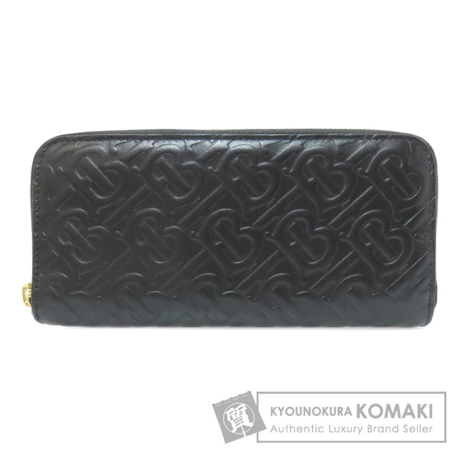 バーバリー BURBERRY  ロゴ  長財布（小銭入れあり） レザー レディース  中古 BURBERRY（バーバリー） ロゴ 長財布（小銭入れあり） レザー